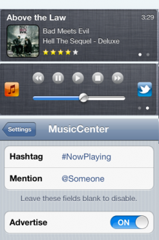 ��������� �������� ��� Notification Center �� Cydia